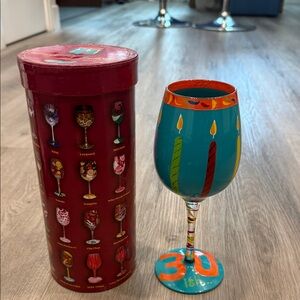 Lolita “30ish” Birthday Wine Glass with Box